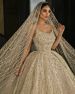 لباس عروس جدید عربی کارشده